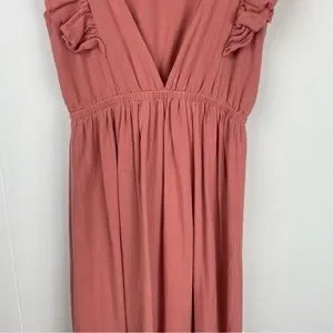 ba&sh | Dresses | Bash Lady Dress Ruffle Cap Sleeve Long Midi Length Flowy  | Poshmark